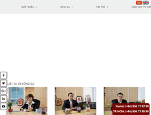 Tablet Screenshot of lawpro.vn